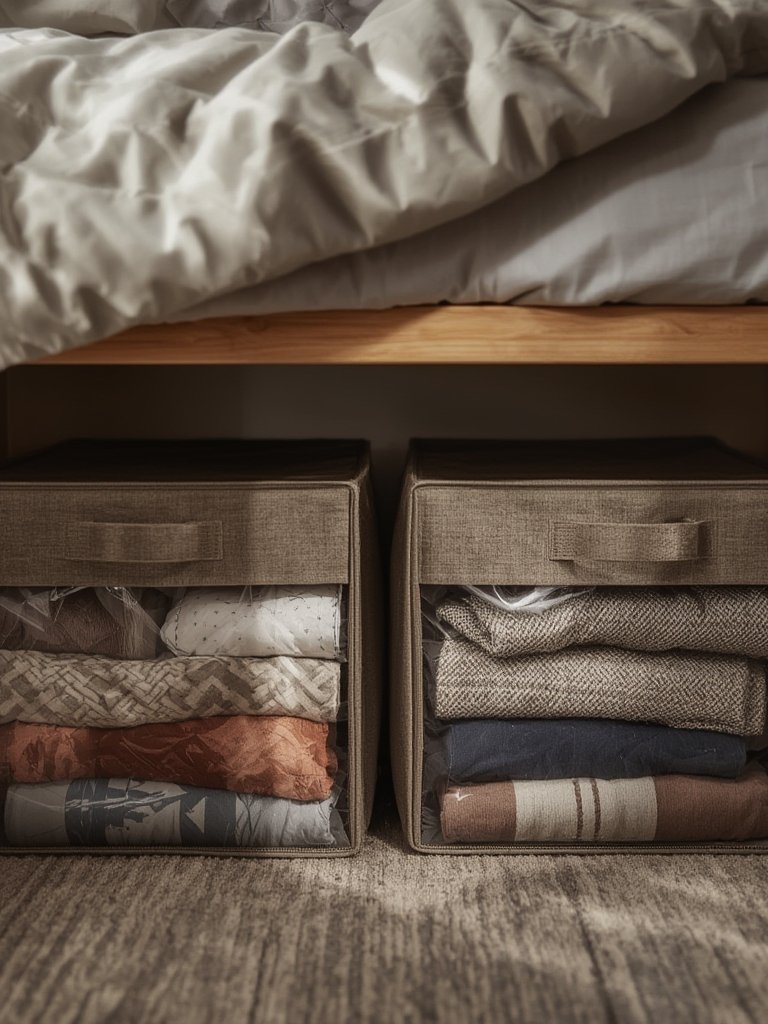 underbed storage in action